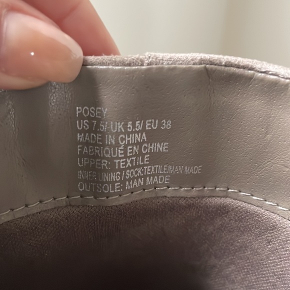 Taupe Fringe Pointed Toe Booties Suede Fall Bootie - Picture 5 of 6